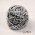 thumbnail image 1 of Zhuge Hilo de chenilla grueso para tejer voluminosos y esponjosos, hilo de chenilla, hilo de felpa suave, 100 g, blanco y negro, 1 of 4