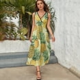 thumbnail image 4 of Lunarable Pineapple Sleeveless Dress Woman Fashion Long Dresses Women's Summer Suit Dress 2025, 4 of 6