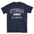 thumbnail image 1 of Cottondale Alabama Classic Established Men's Cotton T-Shirt, 1 of 1