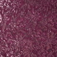 thumbnail image 3 of Zelouf Joanna Corded Embroidery Lace Mesh  , Sewing, DIY, Crafts Fabric by the Yard, Marvelous Wine, 5 Yard, 3 of 3