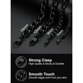 thumbnail image 6 of Cuban Link Chain for Men Women Stainless Steel Curb Necklace, 7/9/12/15 MM Chunky Chain Silver/Gold/Black Mens Hip Hop Jewelry 18''-30'', 6 of 17