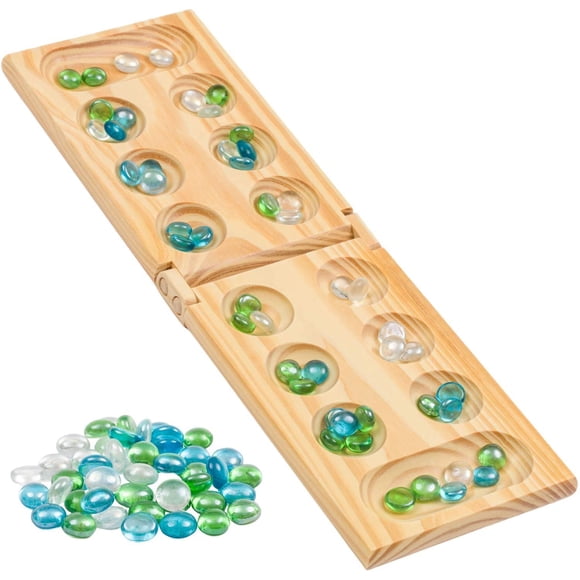 Juego de mesa Mancala Regal Games, divertido tablero clásico de madera