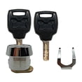 thumbnail image 4 of Cerradura Trasera de Maletero para Motocicleta Cilindro de Bloqueo Universal Kit de Llave para Motocicleta Accesorios Metálicos Duraderos Instalación 20 mm plano, 4 of 9