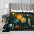 thumbnail image 4 of Boys Space Throw Blanket for Planets and Solar System Lovers Super Soft Fun Blanket Travel Throw Blanket Suitable for Bed and Sofa 50x40, 4 of 5
