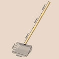 thumbnail image 3 of QTOCIO Removable Portable Adjustable Shovel with Large Wooden Handle Family Practical Convenience Supplies, 3 of 6