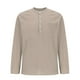 thumbnail image 4 of Blusa y camisa de manga larga con cuello alto para hombre, informal, a la moda, con cuello alto, transpirable, de poliéster, 4 of 4