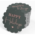 thumbnail image 4 of Inkdotpot Pack Of 50 Real Rose Gold Foil Paper Tags Happy Holiday Favor Hang Tags, 4 of 7