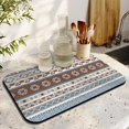 thumbnail image 3 of Washable Rubber Botanical Leaves Vintage Floral Dish Drying Mats for Kitchen Counter Home Large Coffee Bar Pad Accessories and Decor for Utensils Stemware 19.5''x12'', 3 of 6
