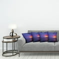 thumbnail image 3 of Ambesonne Nautical Throw Pillow Cover 4 Pack, Dream Sunset Magenta, 20", Purple Blue, 3 of 7