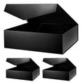 thumbnail image 1 of 3 Extra Large Gift Boxes with Lids, 16.3x14.2x5 Inches, Black Magnetic Closure Gift Boxes, 1 of 6