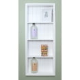 thumbnail image 4 of 14x36 Recessed Sloane Wall Niche with beadboard back and three shelves, 4 of 4