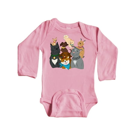 

Inktastic Happy Dog Family Gift Baby Boy or Baby Girl Long Sleeve Bodysuit