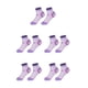 thumbnail image 3 of Eigraketly Calcetines al aire libre Mujeres Hombres Elástico Camping Senderismo Pesca Calcetines que absorben la humedad, rojo y morado claro y M Type2 NO2, 3 of 6