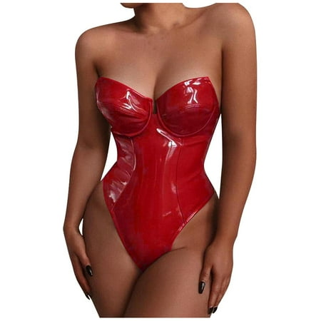 

Leath New Jumpsuit Bodysuit Teddy Underwear Sleepwear Lingerie Underwear