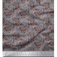 thumbnail image 1 of Soimoi Poly Georgette Fabric Brush Stroke Abstract Print Fabric by The Yard 52 Inch Wide, 1 of 3
