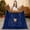 Navy, variant on Foldable 2-in-1 Quilt Pillow, Soft Microfleece Travel Blanket & Pillow for Comfort, Versatile Gift for Travel, Home, Camping & More