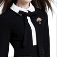 thumbnail image 4 of Women Brooch Pin Decor Gift Dress Accessories Women Fashion Umbrella Flower Rhinestone Inlaid Brooch Pin Jacket Collar, 4 of 4
