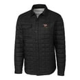 thumbnail image 2 of Men's Cutter & Buck Black Louisville Cardinals Team Logo Big & Tall Rainier PrimaLoft Eco Insulated Quilted Button-Up, 2 of 3