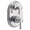 Chrome, variant on Moen UT3322BL Belfield 2 Function Pressure Balanced Valve Trim Only - Black