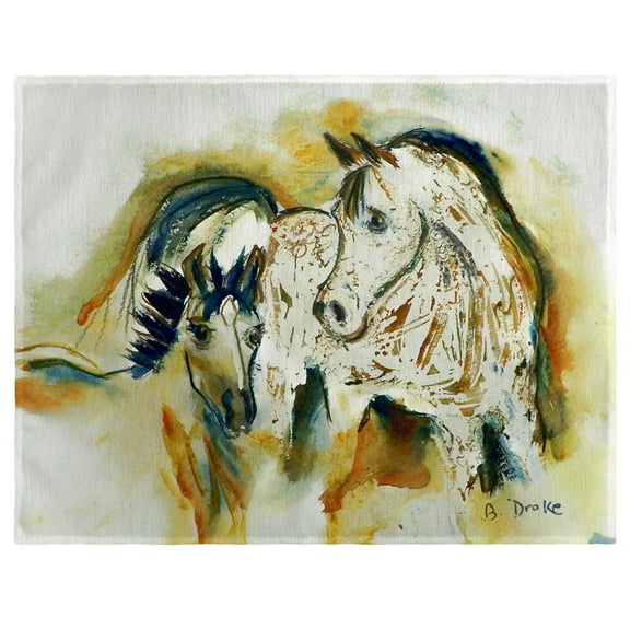 Betsy Drake PM058 14 x 18 in. Mare & Colt Place Mat - Set of 4