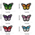 thumbnail image 2 of Diseño de insectos parches bordados conjunto ropa Cheongsam vestido DIY bordado insignia mezcla de algodón 8 piezas Methold HA7845-00B, 2 of 6