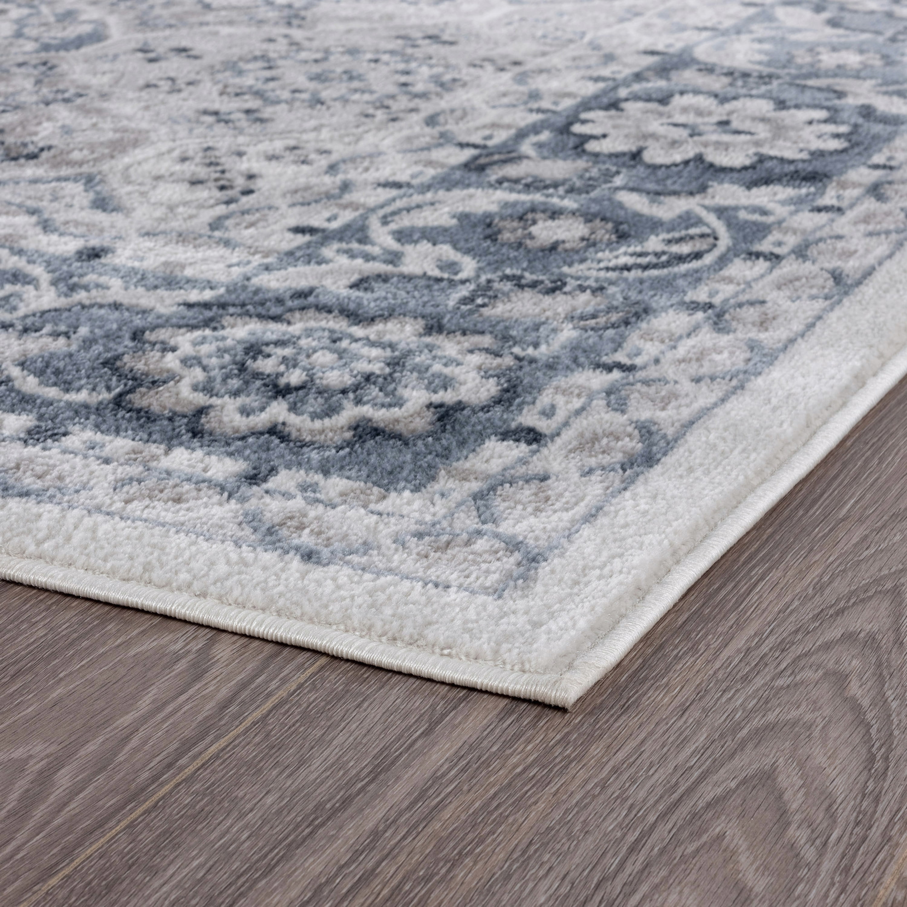 2x8 Modern Blue Runner Rugs for Hallway | Indoor Entry, Entryway, Walkway or Kitchen Rug 2'3'' x 7'3''