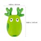 thumbnail image 4 of KAKOWELY Juguete molar para perro con forma de animal, resistente a las mordeduras (verde), 4 of 4