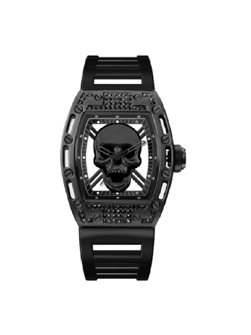 Ed Hardy Men's Matte White Plastic Strap Watch 42mm - Walmart.com