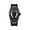 Brushed Black/Matte Black, variant on Men's Matte Black Plastic Strap Watch 42mm
