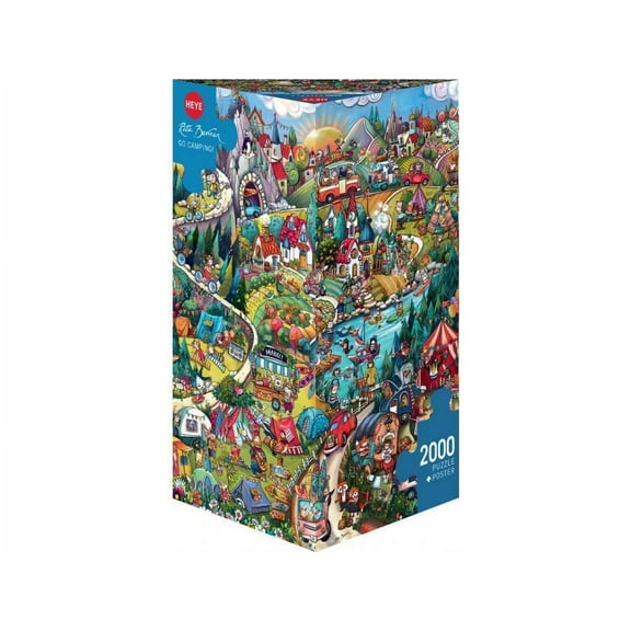 Heye Go Camping 2000 Piece Jigsaw Puzzle