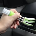 thumbnail image 7 of 1x Car Cleaning Accessories Auto Air Conditioner Vent Blinds Brush Cloth Cleaner, 7 of 7