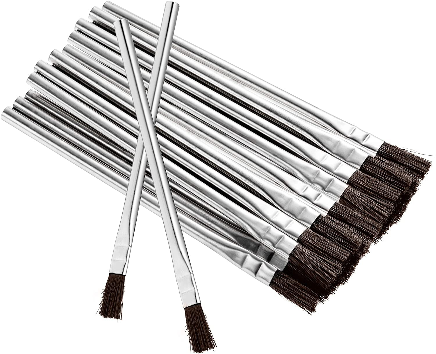 RAM-PRO 36 Flexible Bristle Tin/Metal Tubular Ferrule Handle Acid/Flux Brushes for Home/School/Shop/Garage 
