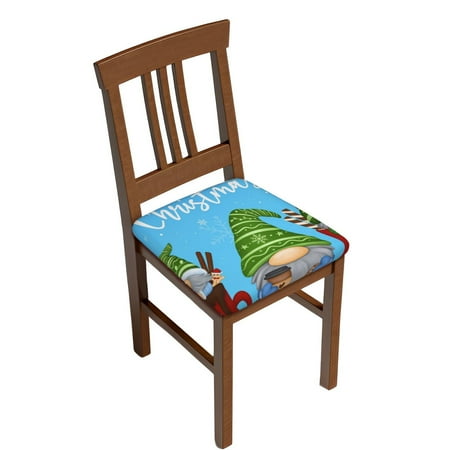 

Sigee Merry Christmas Gnome for Square Chair Cushion Covers for Furniture Protector Couch Cushion Slipcovers-Six Piece