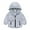 Grey, variant on famuka Toddlers Windbreaker Jacket Little Boy Hooded Coat Casual Outerwear
