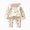 G845-Light Pink, variant on HFHAPW Little Boys Girls Pajamas Set 2 Piece Long Sleeve Print Top and Pants Pjs Sleepwear Jammies Fall Winter Pj Clothing Outfit