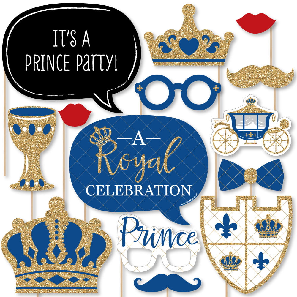 Royal Ethnic Prince Themed Baby Shower Guest Book Birthday Prince Party 