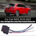 thumbnail image 1 of 6 Pin For Fiat 500X 2016-2022 Rear Tail Light Rear Lamp Plug Prewired Connector, 1 of 3