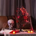 thumbnail image 3 of [ ] Halloween Tree FT Spooky Trees with LED Purple Lights Bats Battery Operated Small Tabletop Twig Centerpiece Tree with Timer for Halloween Decorations Indoor, 3 of 9