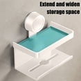 thumbnail image 4 of Toilet Suction Cup Toilet Paper Box Wall Mounted Roll Paper Rack Without Punching Toilet Tissue Box, 4 of 6
