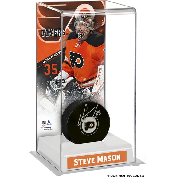 Steve Mason Philadelphia Flyers Deluxe Tall Hockey Puck Case