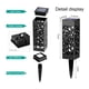 thumbnail image 3 of Luz Solar Led para decoración de jardín, lámpara de césped, Bombilla de camino para el hogar al aire libre, Sensor de luz, lámpara de calle Solar impermeable, luces solares Adepaton 2023302-2, 3 of 7