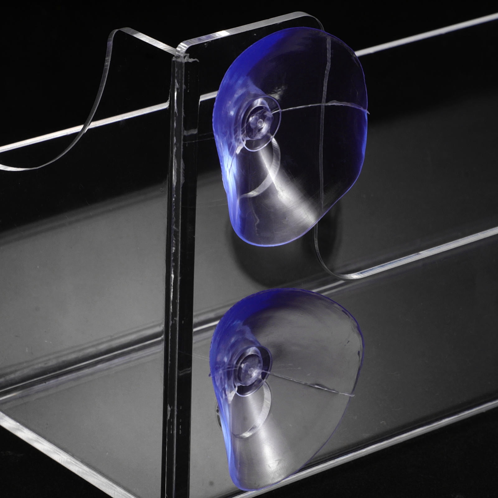 Raindrops Clear Acrylic Cup Refrigerator Rack Organizer, Hanging Drink Storage Bin for Home Kitchen and Store Fridges