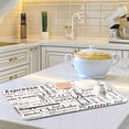 thumbnail image 2 of Coffee Mat Retro Coffee Bar Accessories for Coffee Maker Coffee Machine Coffee Pot Espresso Machine Dish Rack Absorbent Dish Drying Mat Dishes Drainer Pad 16 x 18 Inch, 2 of 6