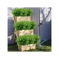 thumbnail image 2 of 6 Bundles Outdoor Artificial Boxwood UV Resistant Fake Stems Plants, Faux Plastic Greenery for Indoor Outside Hanging Plants Garden Porch Window Box H, 2 of 5