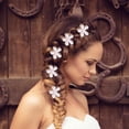 thumbnail image 4 of Guardurnaity Hermosa y elegante pinza para el cabello con perlas de aleación para cualquier ocasión, mini garras con diseño de flores vintage, Accesorio para el cabello, 4 of 6