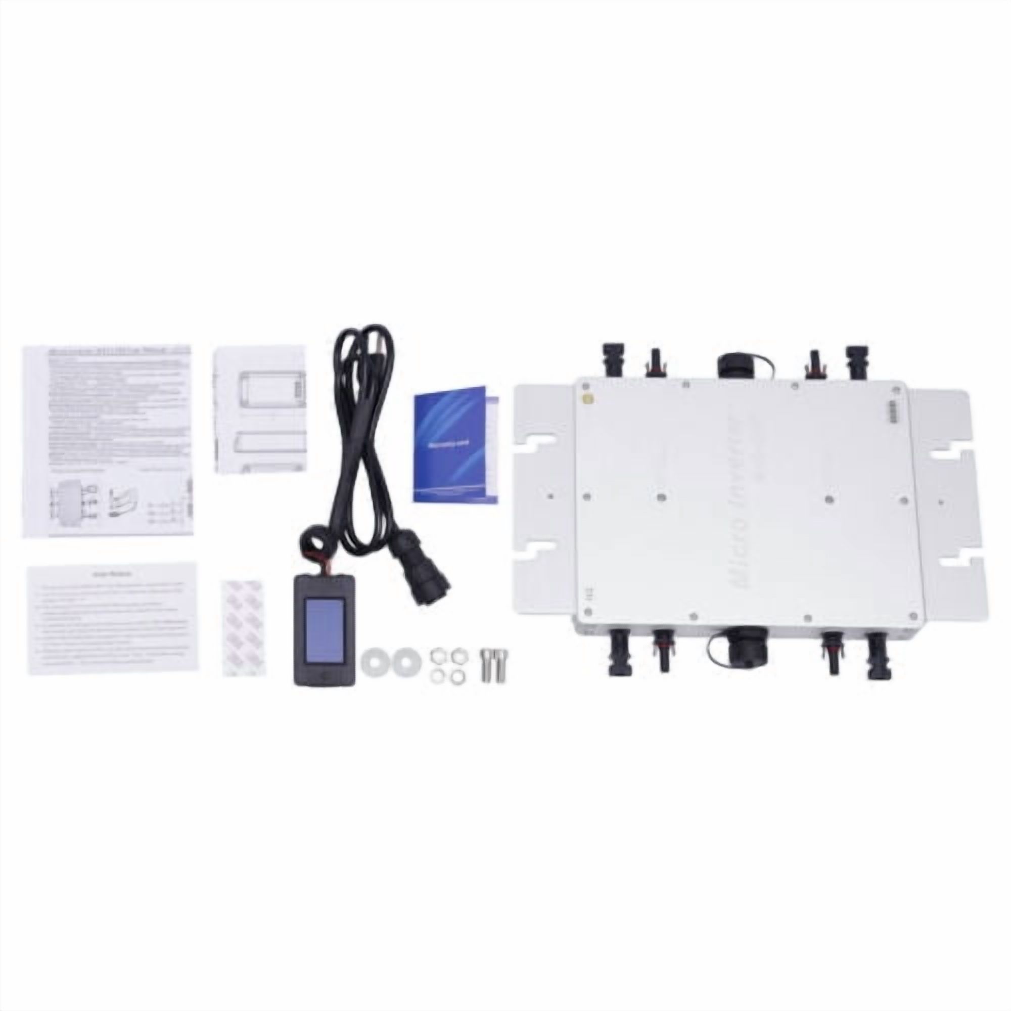 Solar Micro Inverter Waterproof WVC-1200W Grid Tie MPPT Pure Sine Wave DC to AC