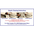 thumbnail image 4 of EnviroSept 14x25 Replacement Media Filter Pad Refills Year Supply (4 Pack), 4 of 5