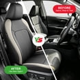 thumbnail image 5 of Fit for Dodge Challenger 2008-2025 Car Seat Covers,Full Set Faux Leather Seat Covers,Stretch Fit,Non-Slip,Scratch Resistant,Airbag Compatible,Gray,2 Row 5 Seats, 5 of 11