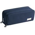 thumbnail image 2 of Large Capacity Pencil Case,3 Compartments Pencil Pouch Organizer,Oxford Fabric Zipper Pen Bag,Multi Functional Stationery Storage Case,Portable Desk Organizer For Office Supplies,Classroom Must Haves, 2 of 7