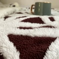 thumbnail image 5 of LOMAO Sherpa Fleece Twin Blanket Fuzzy Soft Plush Blankets for Couch Sofa Bed(Rose Brown,60"x80"), 5 of 7